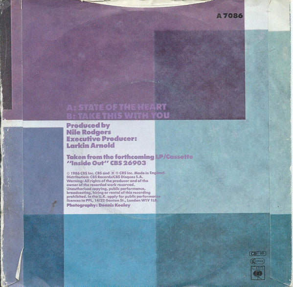 Philip Bailey : State Of The Heart (7", Single)
