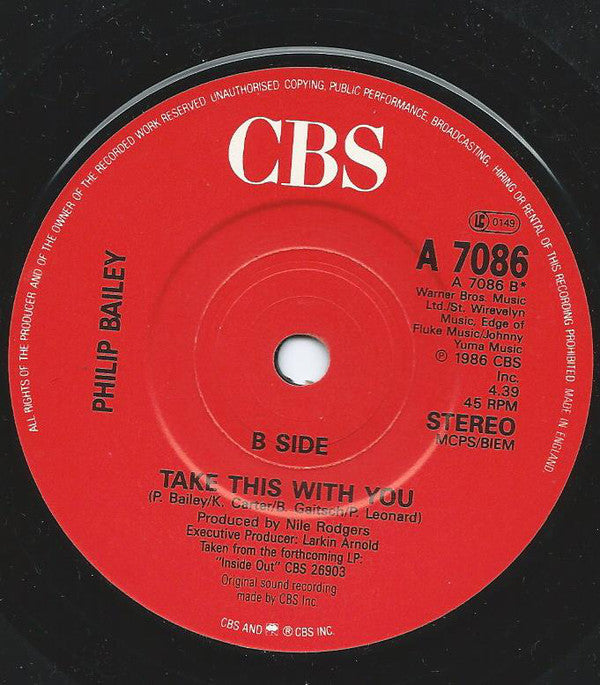 Philip Bailey : State Of The Heart (7", Single)