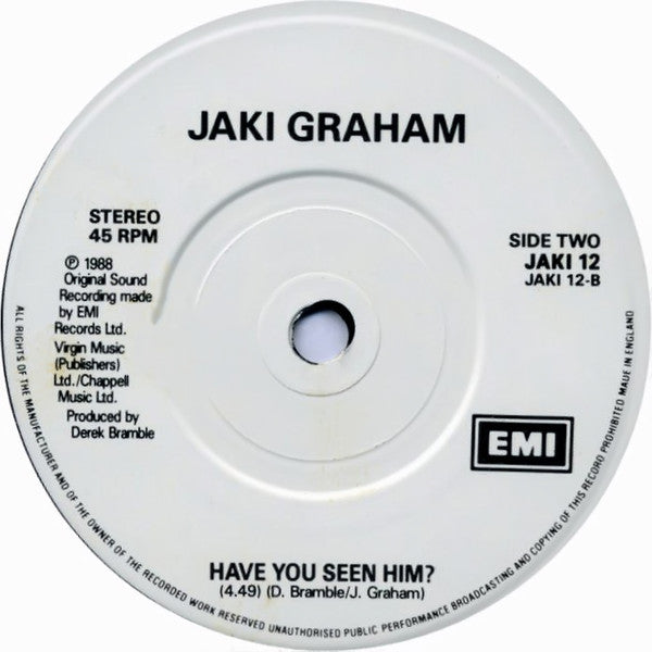 Jaki Graham : No More Tears (7", Single, Pap)