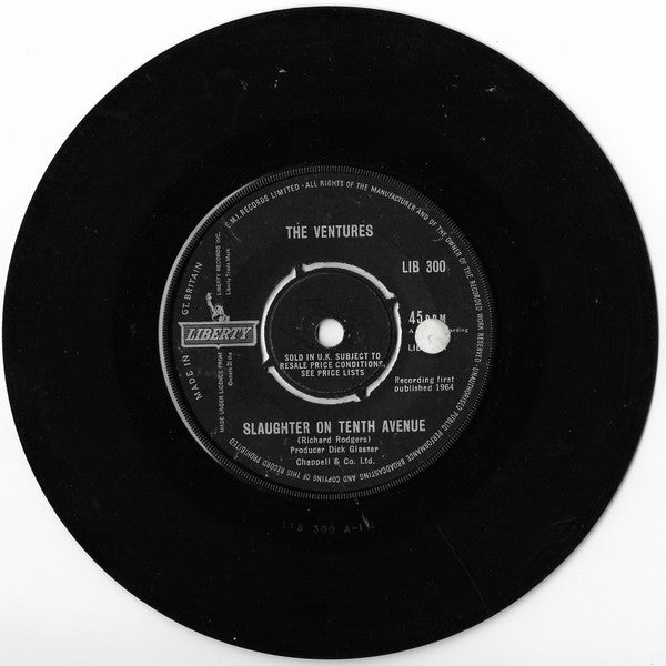 The Ventures : Slaughter On Tenth Avenue (7", Single)