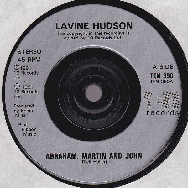 Lavine Hudson : Abraham, Martin & John (7")