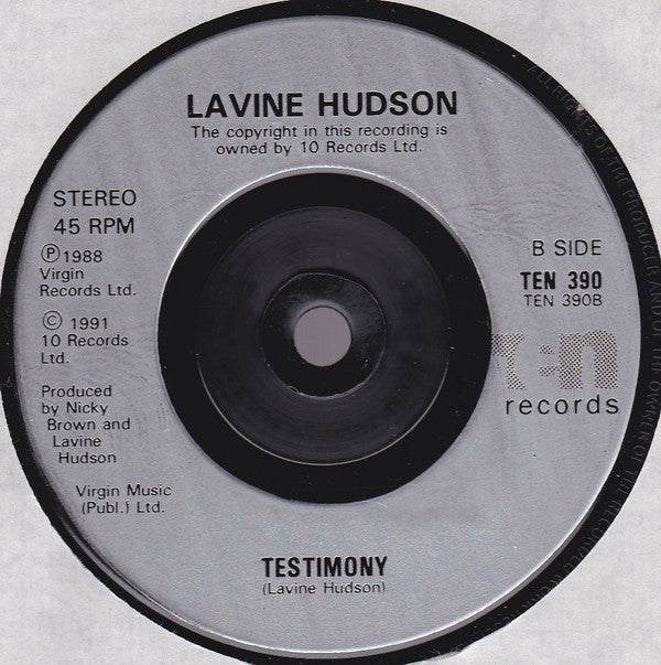 Lavine Hudson : Abraham, Martin & John (7")