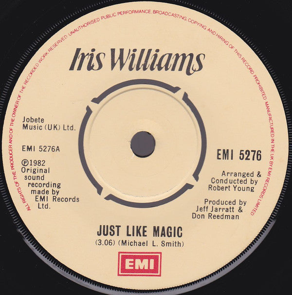 Iris Williams : Just Like Magic (7", Single)
