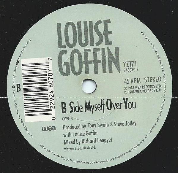 Louise Goffin : Bridge Of Sighs (7", Single)