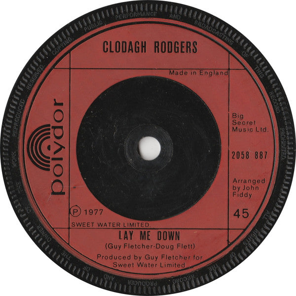 Clodagh Rodgers : Put It Back Together (7")