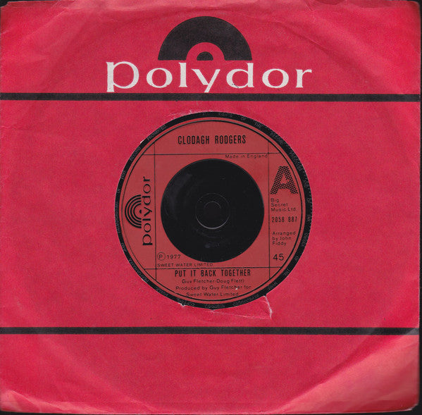 Clodagh Rodgers : Put It Back Together (7")