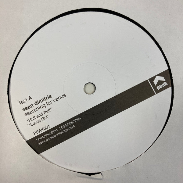 Sean Dimitrie : Searching For Venus (12", TP)