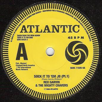 Rex Garvin & The Mighty Cravers / King Curtis : Sock It To 'Em JB (Pt.1) / Memphis Soul Stew (7", Single, Ltd)
