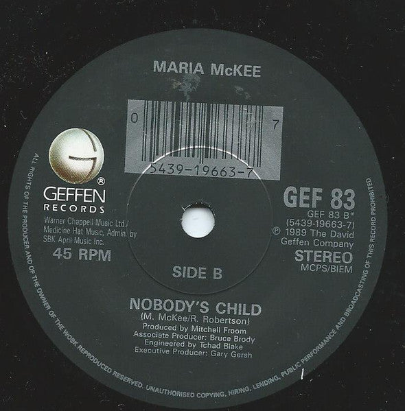 Maria McKee : To Miss Someone (7")
