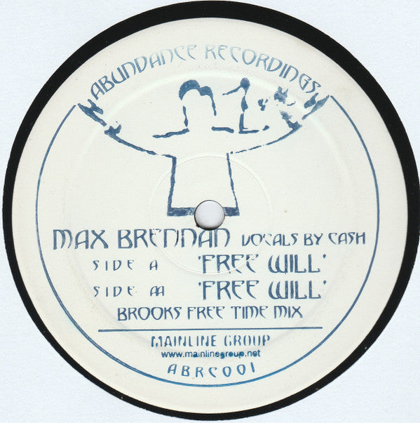 Max Brennan : Free Will (12", W/Lbl, Sta)