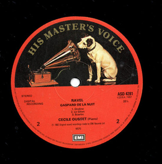 Cécile Ousset – Modest Mussorgsky / Maurice Ravel : Pictures At An Exhibition / Gaspard De La Nuit (LP)
