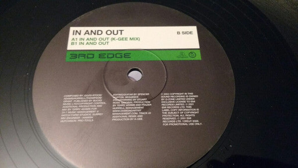3rd Edge : In And Out (12", Promo)