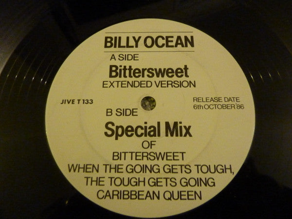 Billy Ocean : Bittersweet (12", Promo)