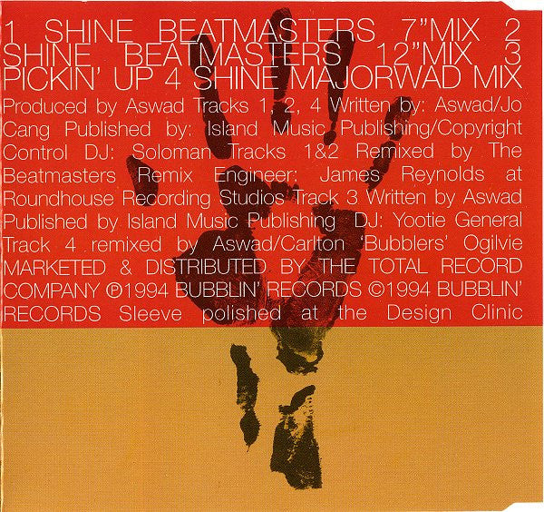 Aswad : Shine (CD, Single)