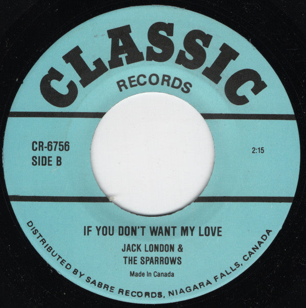 Barry Allen / Jack London & The Sparrows : Lovedrops / If You Don't Want My Love (7", Single)