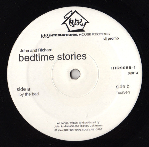 John Andersson & Richard Johansson : Bedtime Stories (12", Single, Promo)