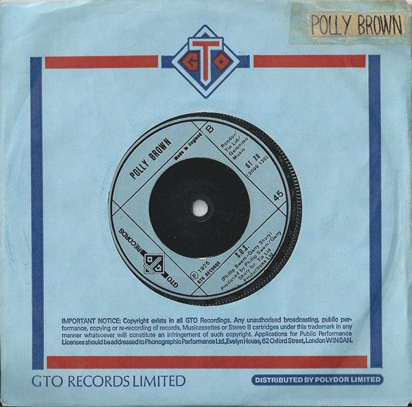 Polly Brown : You're My Number One (7")