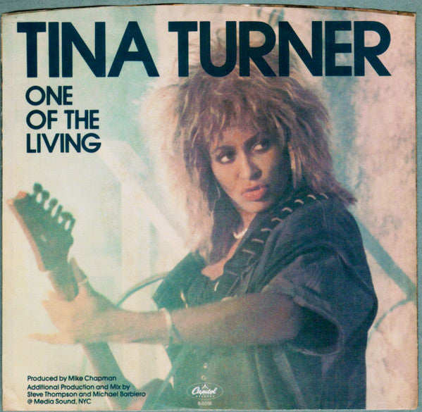Tina Turner : One Of The Living (7", Single, Jac)
