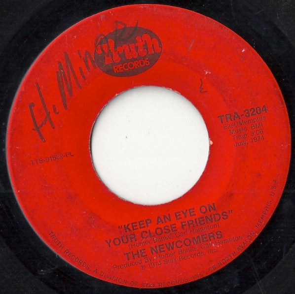 The Newcomers : Keep An Eye On Your Close Friends (7", Single, PL )