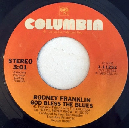 Rodney Franklin : The Groove (7", Single)