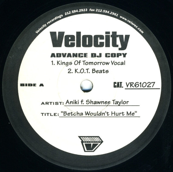 Aniki (8) Featuring Shawnee Taylor : Betcha Wouldn't Hurt Me (12", Promo)