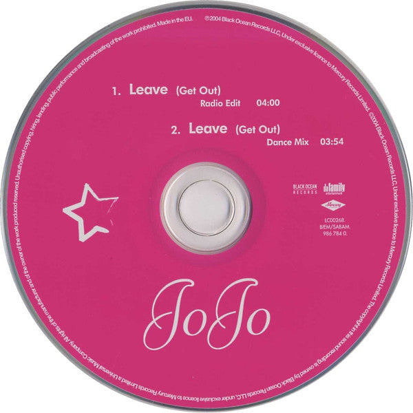 JoJo (3) : Leave (Get Out) (CD, Single)
