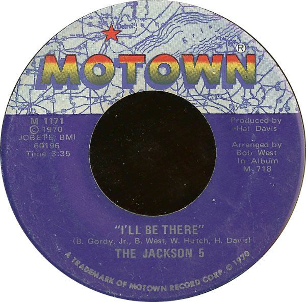 The Jackson 5 : I'll Be There (7", Single)