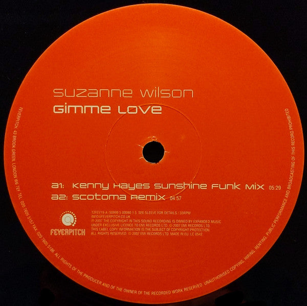 Suzanne Wilson : Gimme Love (12")
