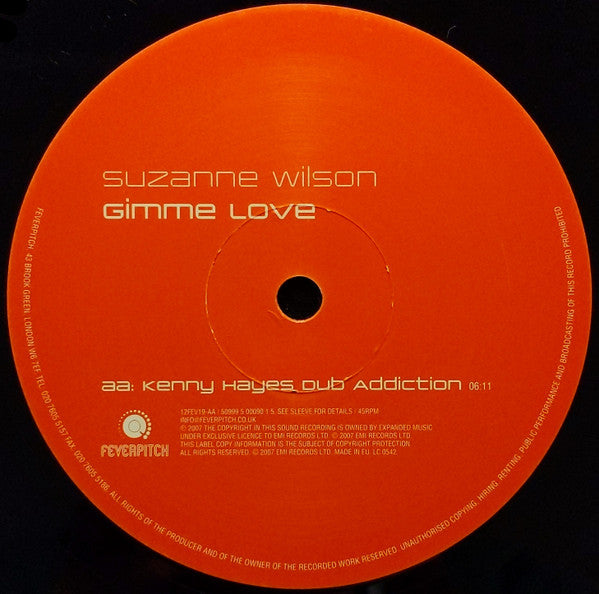 Suzanne Wilson : Gimme Love (12")