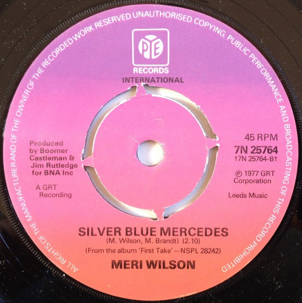 Meri Wilson : Rub-A-Dub-Dub (7")