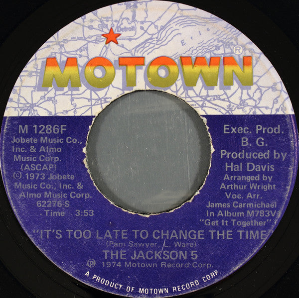 The Jackson 5 : Dancing Machine (7", Single)