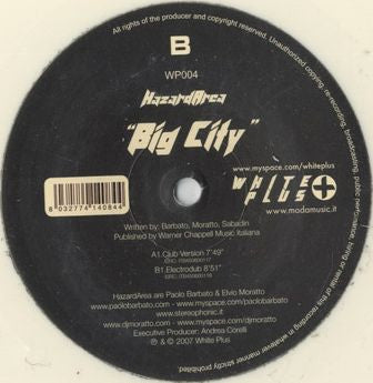HazardArea : Big City (12", Whi)