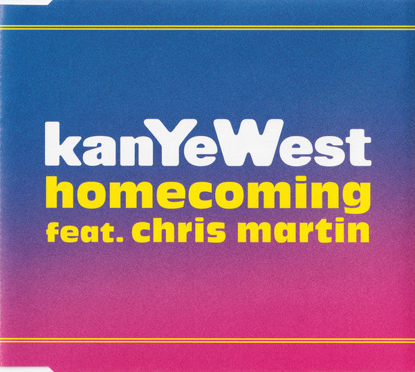 Kanye West Feat. Chris Martin : Homecoming (CD, Single, Promo)