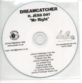 Dreamcatcher Ft. Jess Day (2) : Mr Right (CDr, Single, Promo)