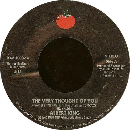 Albert King : The Very Thought Of You (7", Styrene)