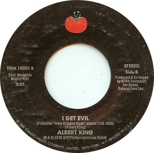 Albert King : The Very Thought Of You (7", Styrene)