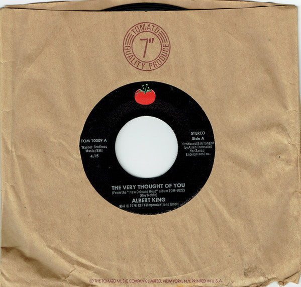 Albert King : The Very Thought Of You (7", Styrene)