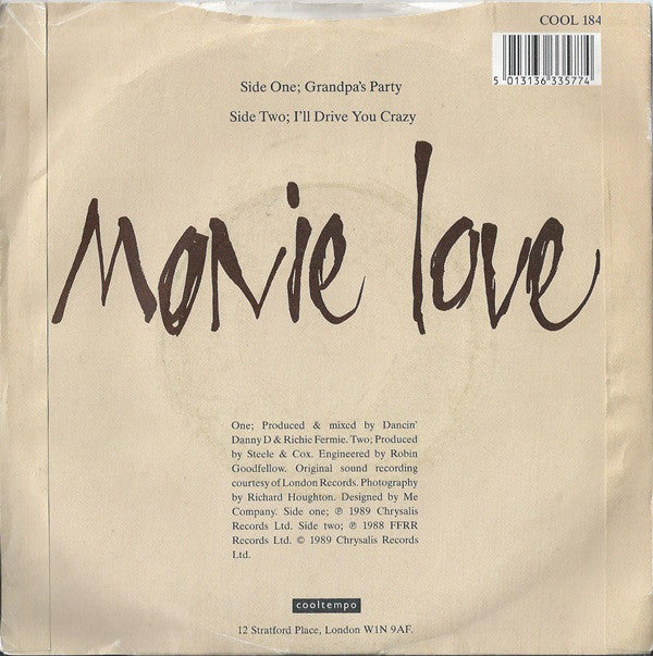 Monie Love : Grandpa's Party (7", Single)