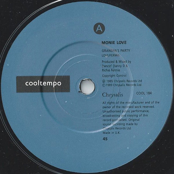 Monie Love : Grandpa's Party (7", Single)