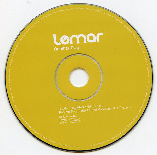 Lemar : Another Day (CD, Single)