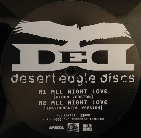 Desert Eagle Discs : All Night Love (12", Promo)
