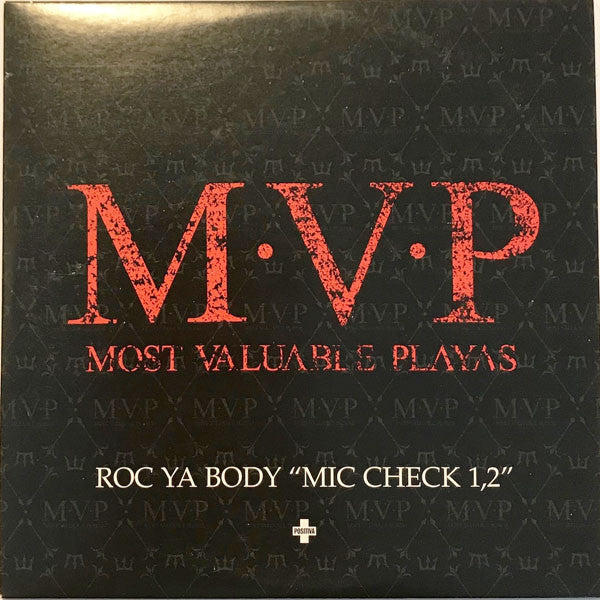 M.V.P. : Roc Ya Body 'Mic Check 1,2' (CD, Single, Promo, Car)