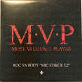 M.V.P. : Roc Ya Body 'Mic Check 1,2' (CD, Single, Promo, Car)
