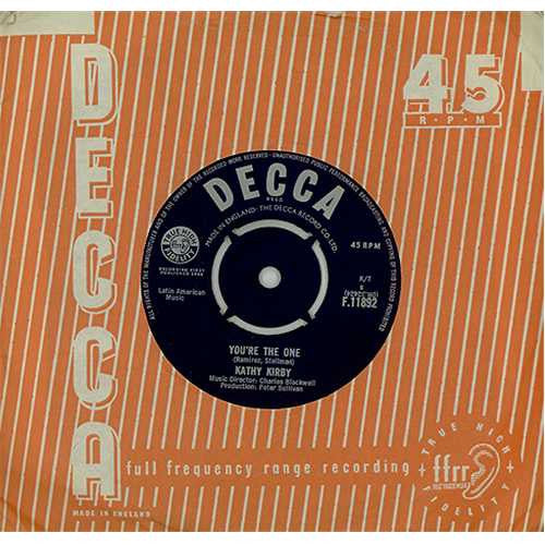 Kathy Kirby : You're The One (7", Single)