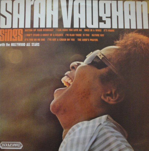 Sarah Vaughan : Sings With The Hollywood All Stars (LP)