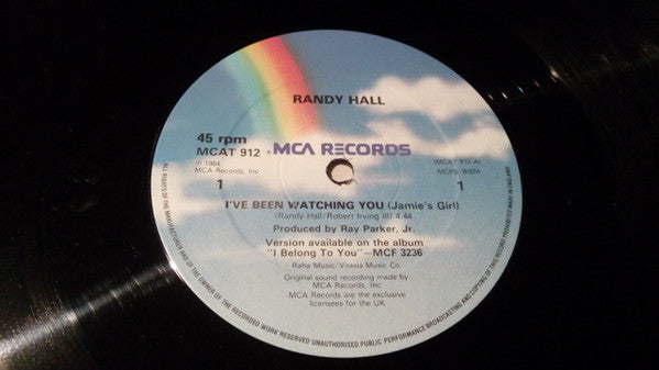 Randy Hall : I've Been Watching You (12")