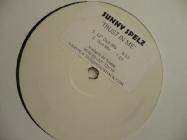 Sunny Spelz : Trust In Me (12", W/Lbl)