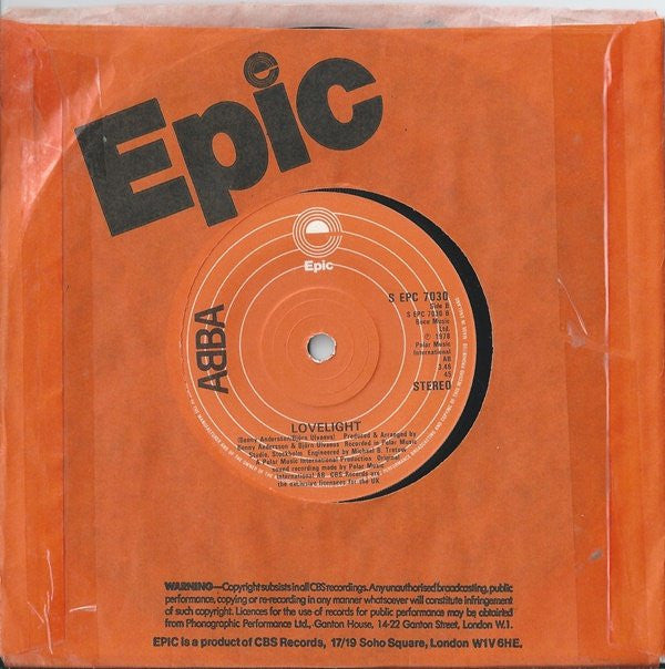 ABBA : Chiquitita (7", Single, Sol)