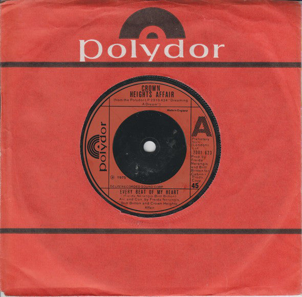 Crown Heights Affair : Every Beat Of My Heart (7")