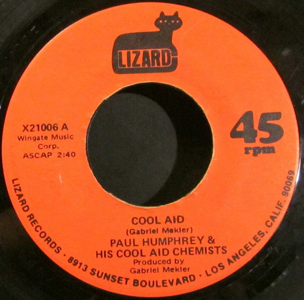 Paul Humphrey & His Cool Aid Chemists : Cool Aid  (7", Mon)